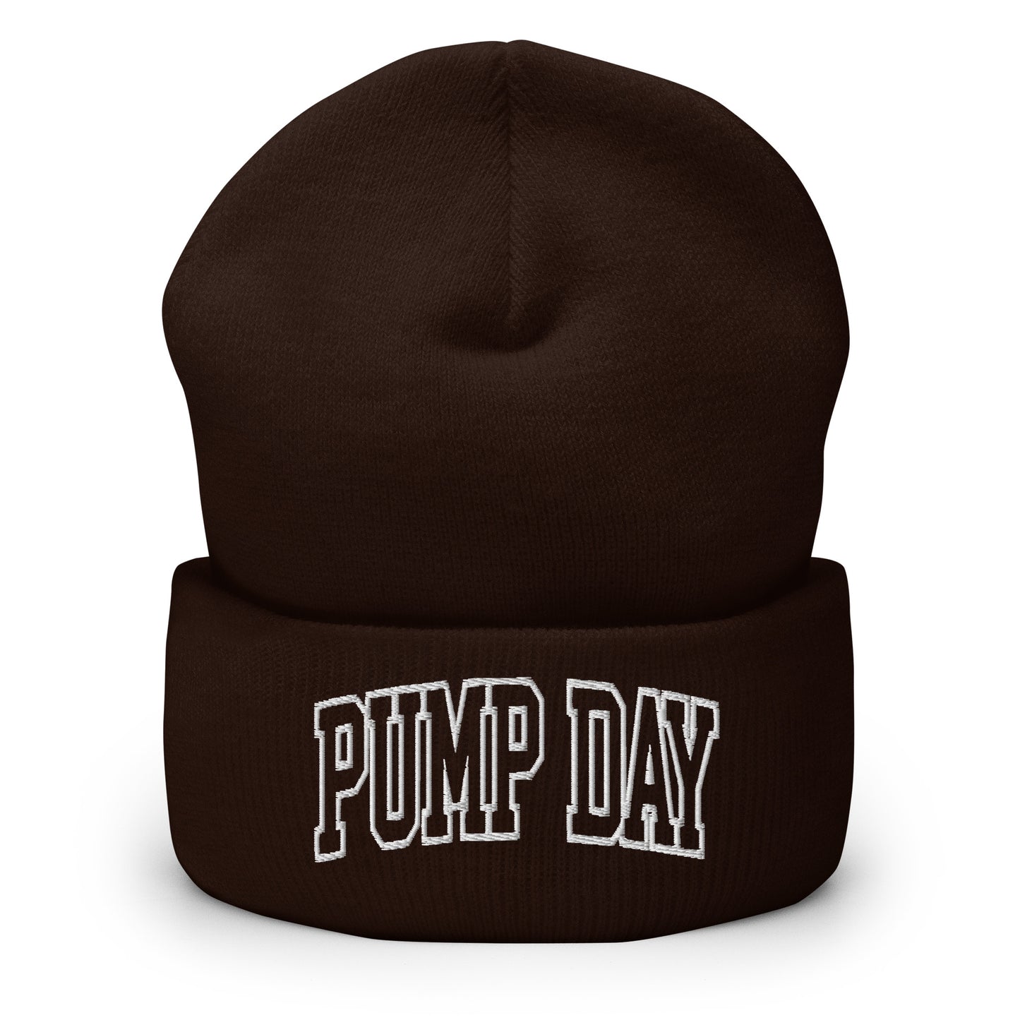 Pump Day Cuffed Beanie