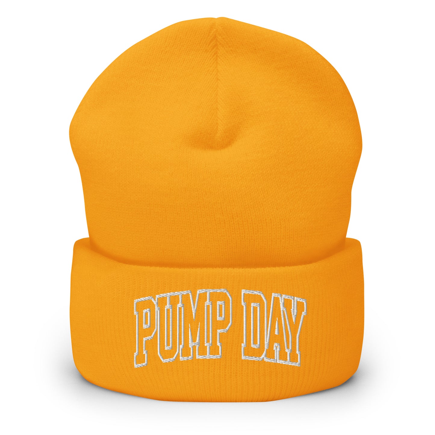 Pump Day Cuffed Beanie
