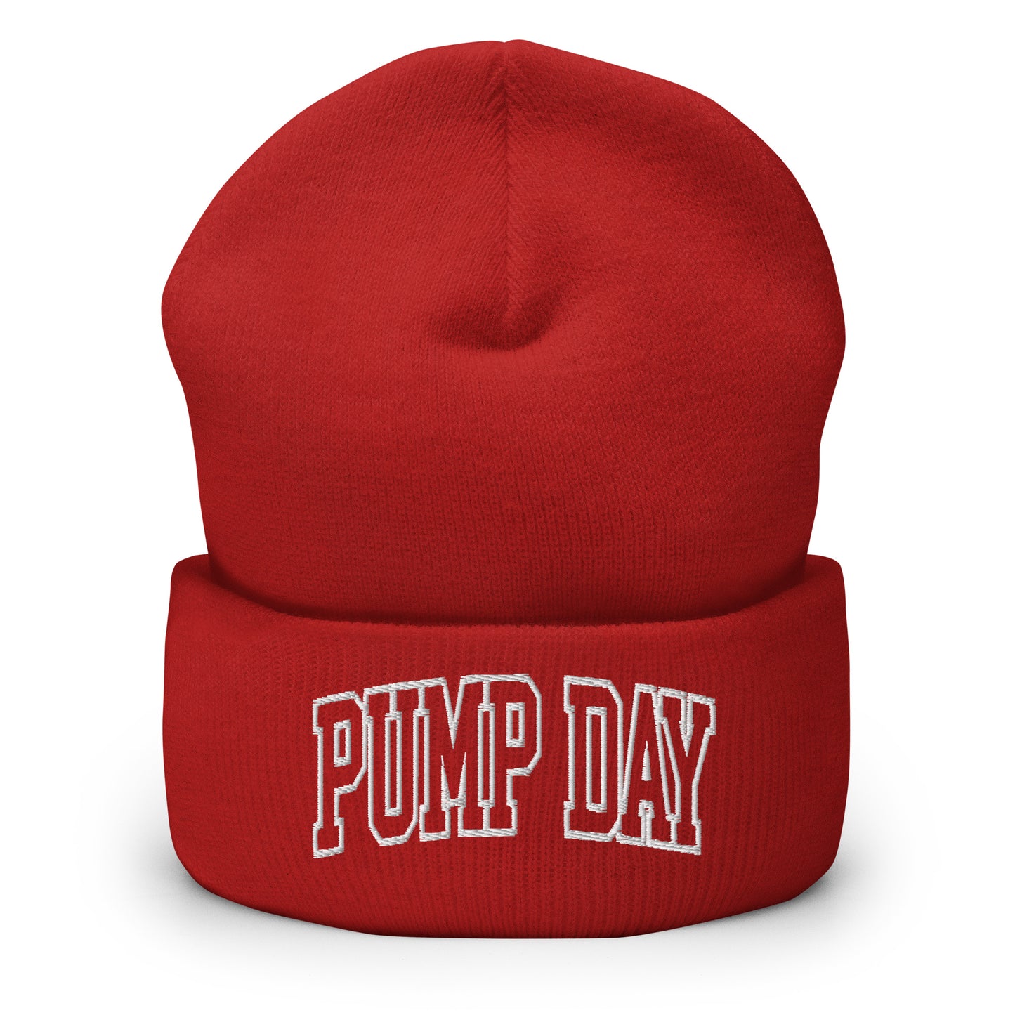 Pump Day Cuffed Beanie