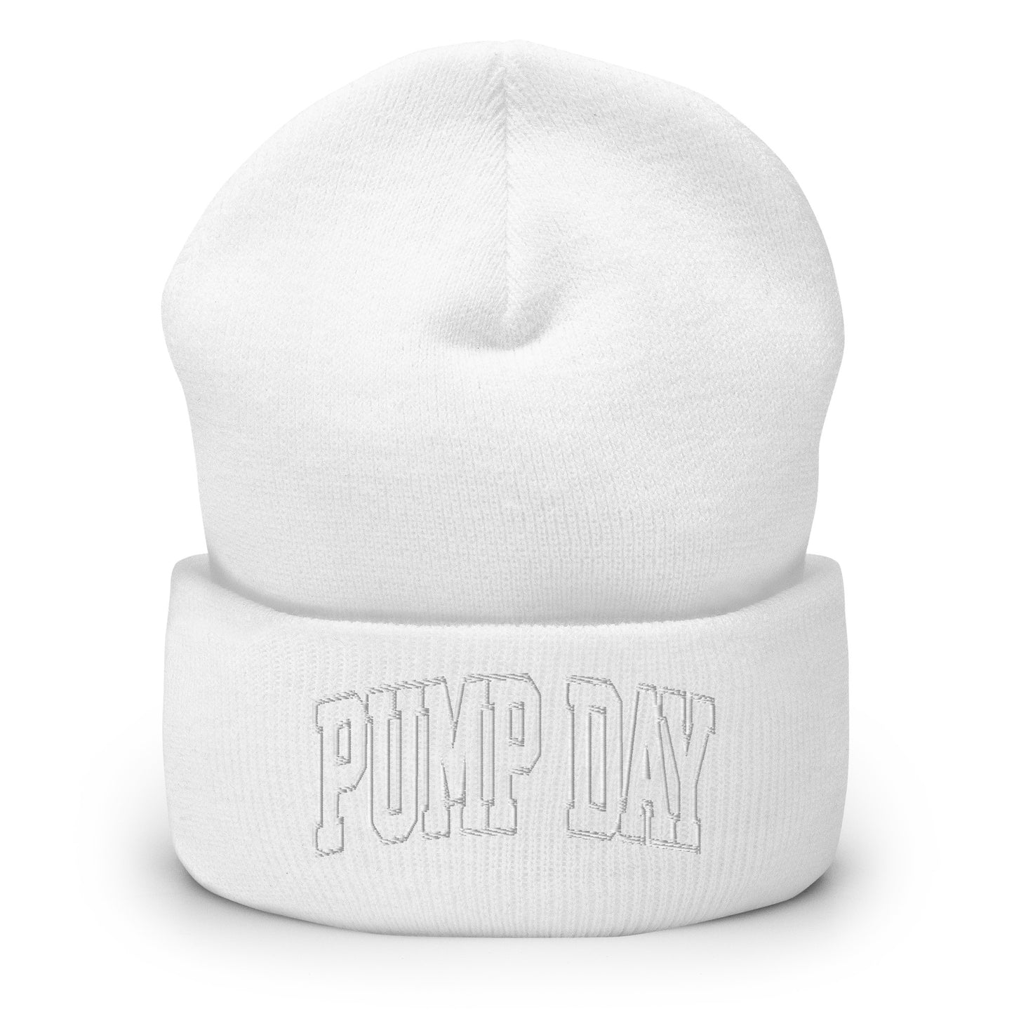 Pump Day Cuffed Beanie