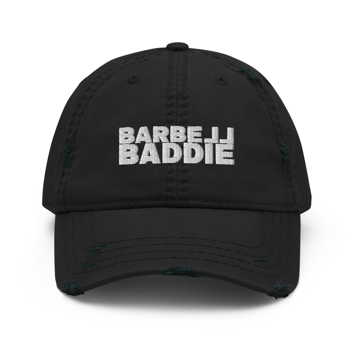 Barbell Baddie Distressed Dad Hat