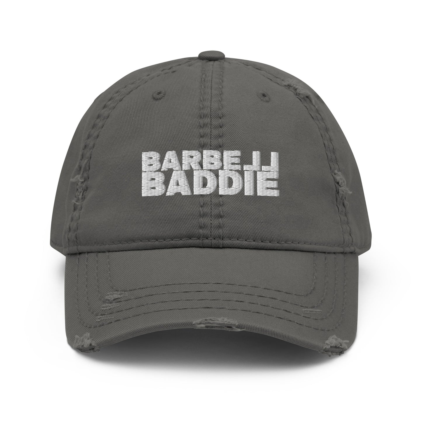 Barbell Baddie Distressed Dad Hat