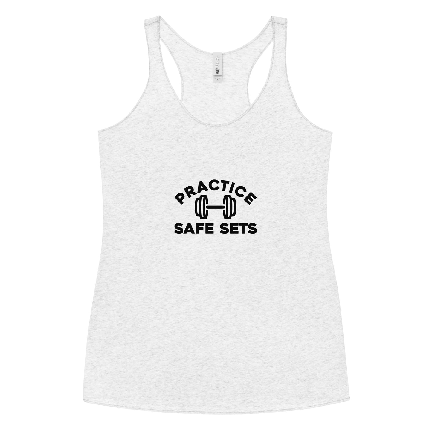 Practice Safe Sets Women's Racerback Tank