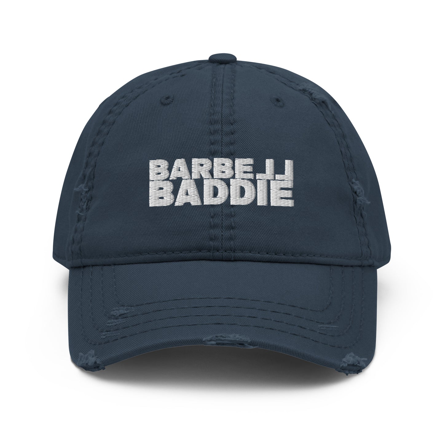 Barbell Baddie Distressed Dad Hat