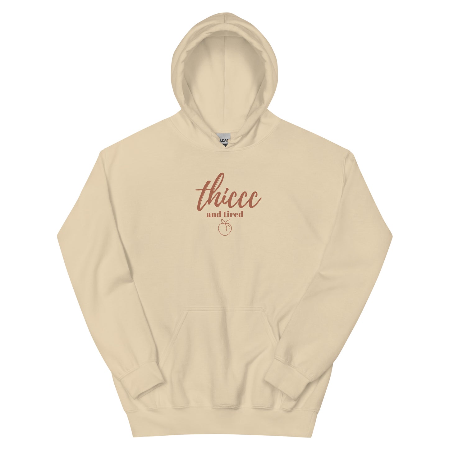Thiccc And Tired Unisex Hoodie