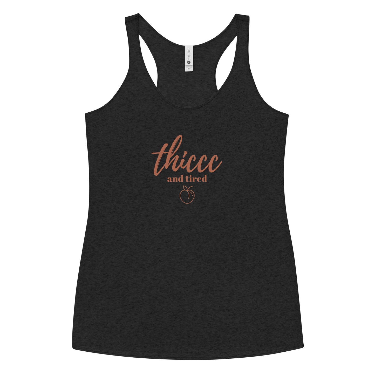 Thiccc And Tired Women's Racerback Tank